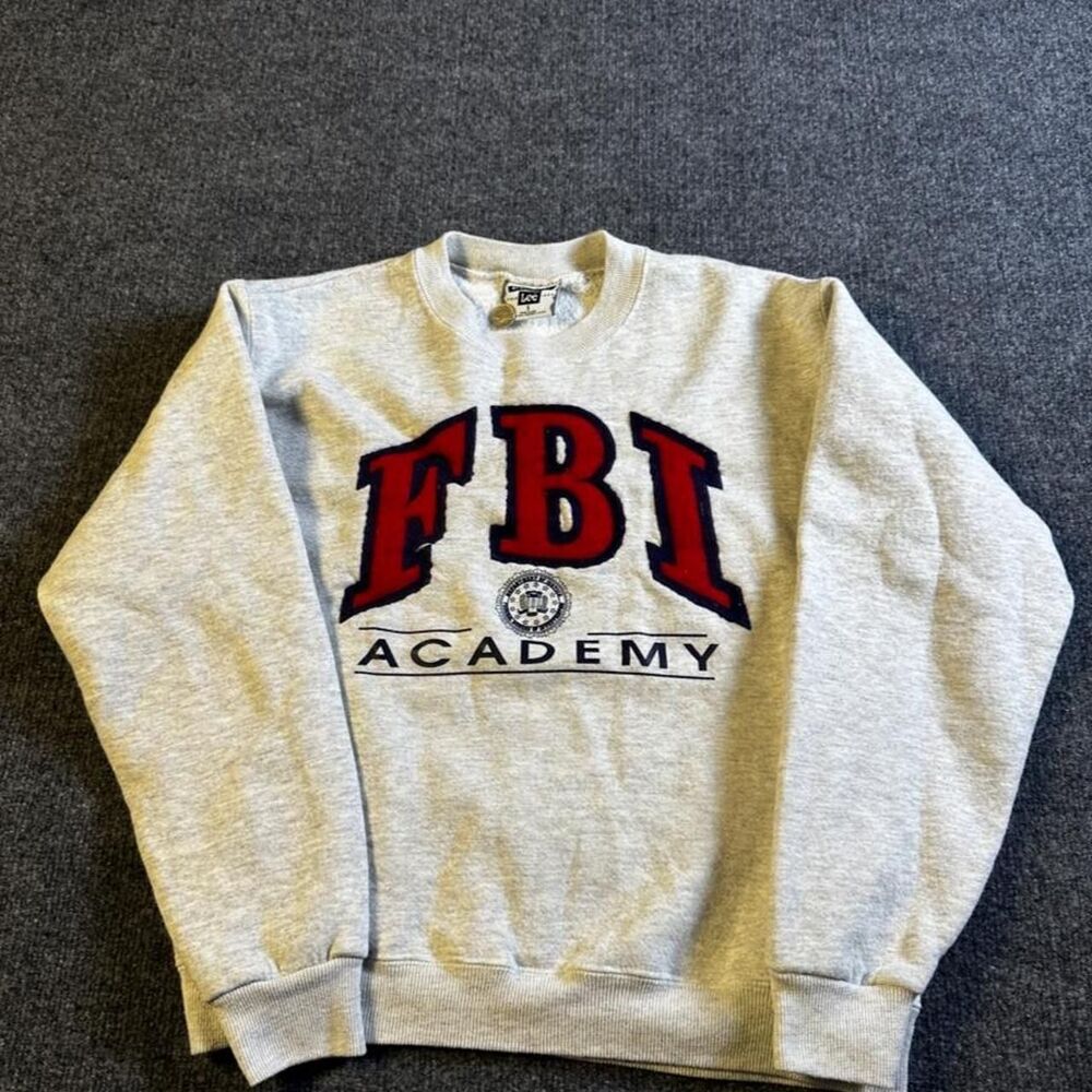 Vintage 90s Lee FBI Academy Crewneck Sweatshirt